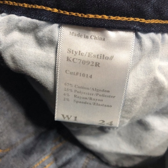 KanCan Dark Wash Skinny Jeans 1248 - Picture 5 of 6